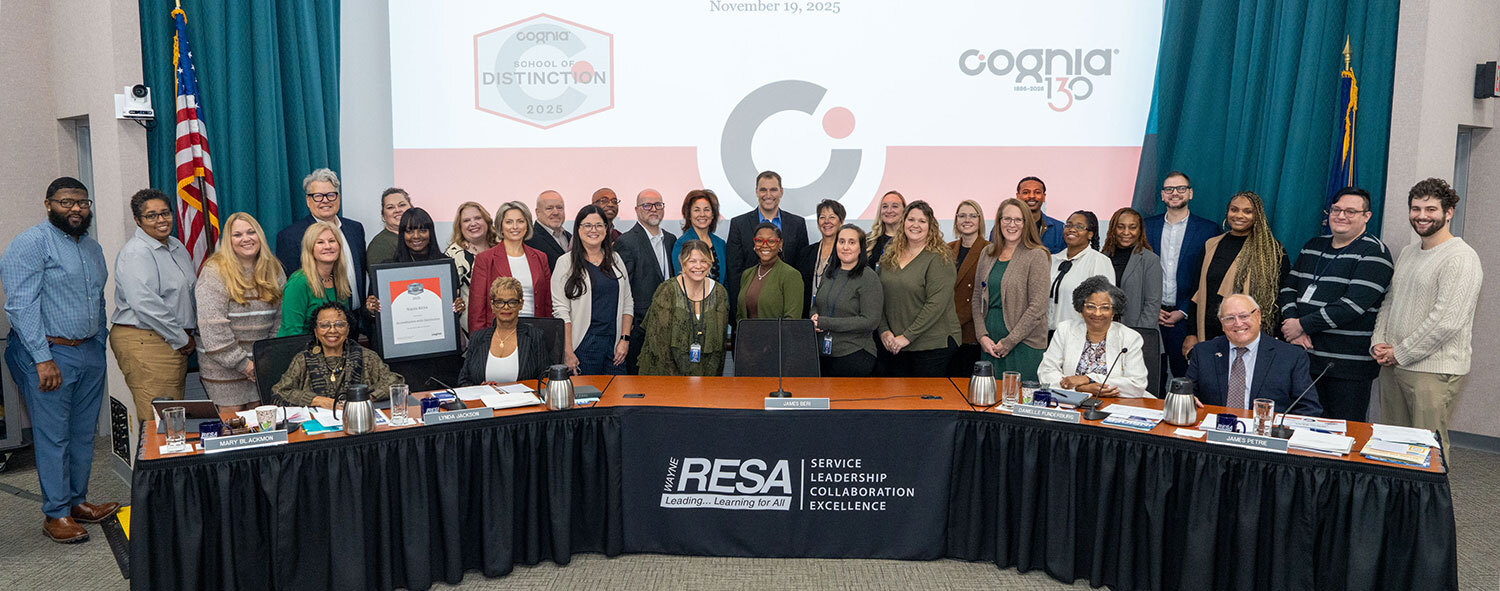 2025 Cognia Accreditation Award at Board Meeting