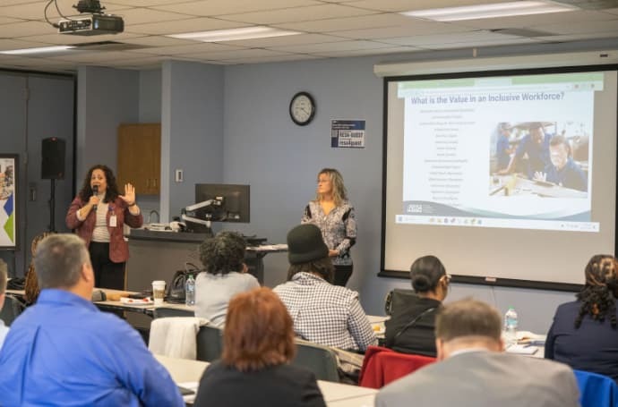 SEEIS Department giving a presentation